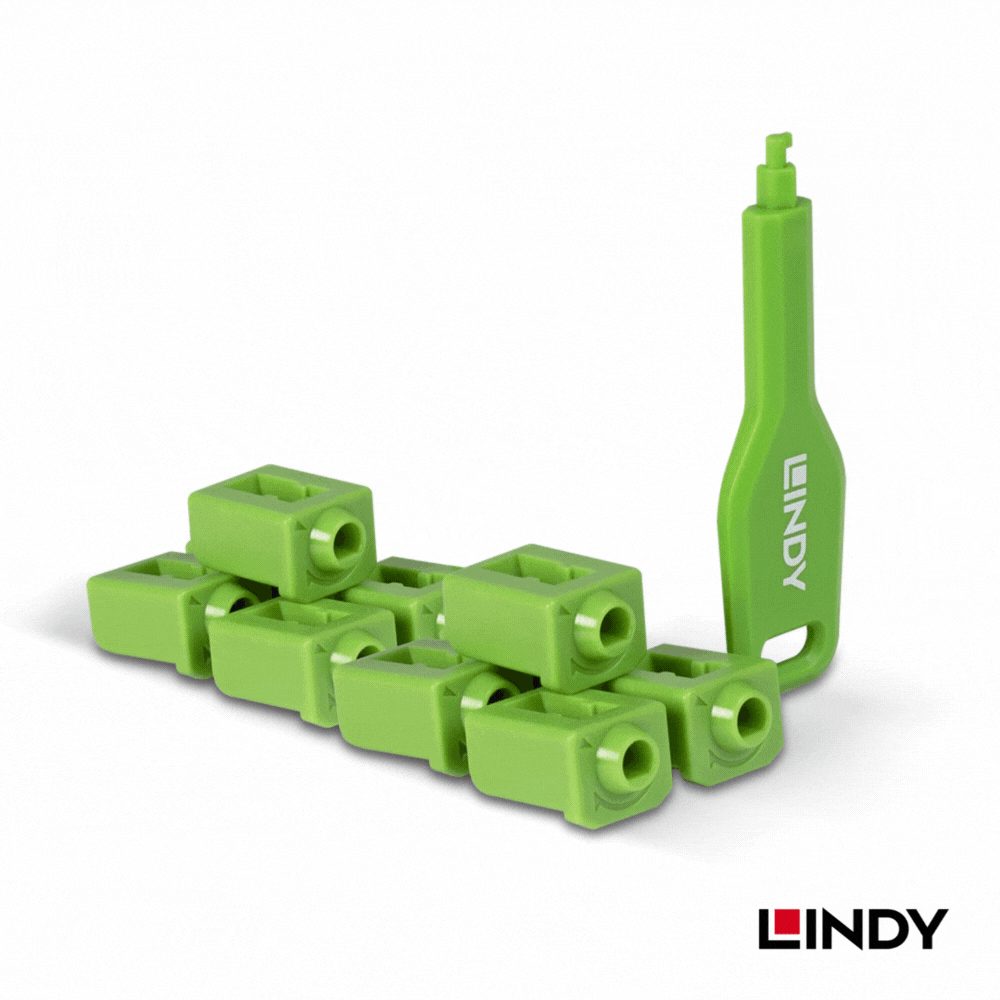 SFP ポートブロッカーキーセット（専用キー x 1本、ブロッカー x 10個）セキュリティ対策